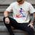 Tie Dye Baseball Dad Fathers Day Men's Comfort Colors T-Shirt Ivory