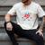 Valentines Day Baseball Stealing Hearts Bases Boys Kids Men Men's Comfort Colors T-Shirt Ivory