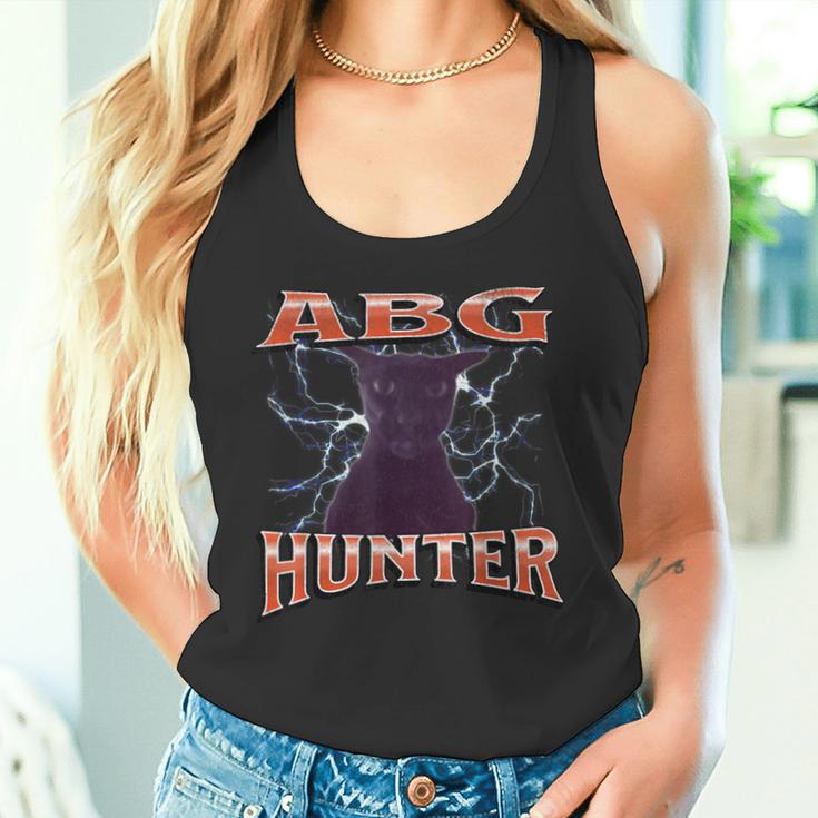 Abg Hunter Offensive Cat Meme Bootlegグラフィック タンクトップ