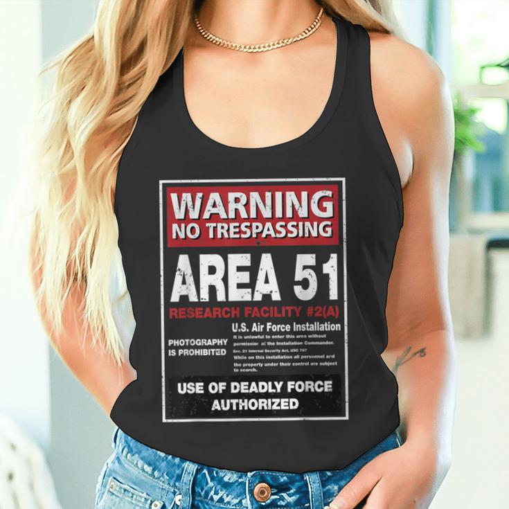 Alien Area 51 警告サイン ラスベガス Nv タンクトップ