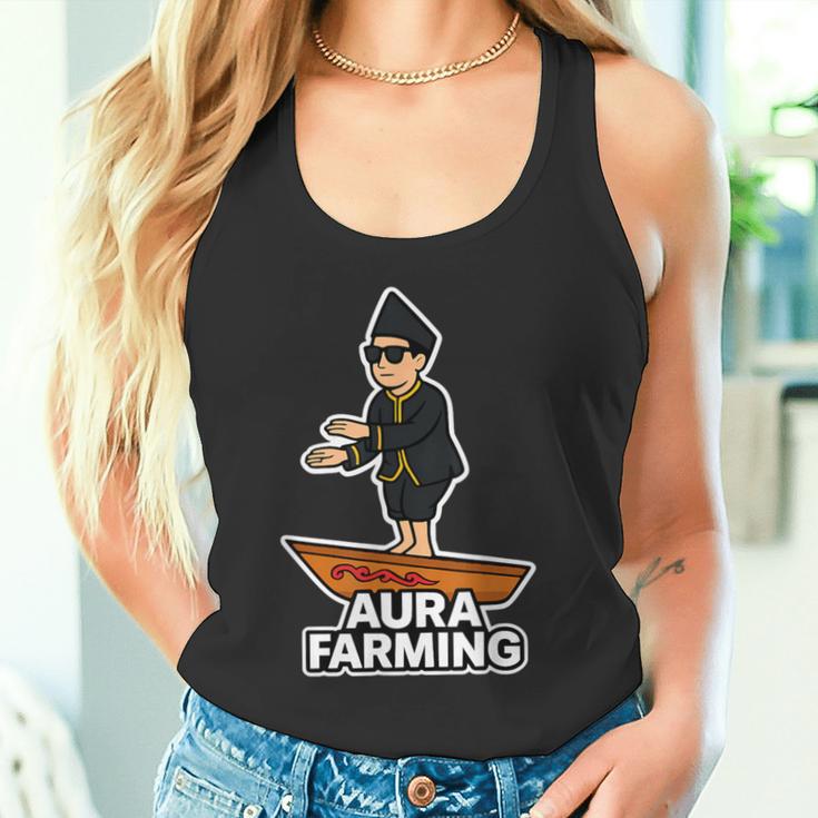 Aura Farming オーラ ウェーブ インドネシアボート ミーム エネルギー バイブ タンクトップ