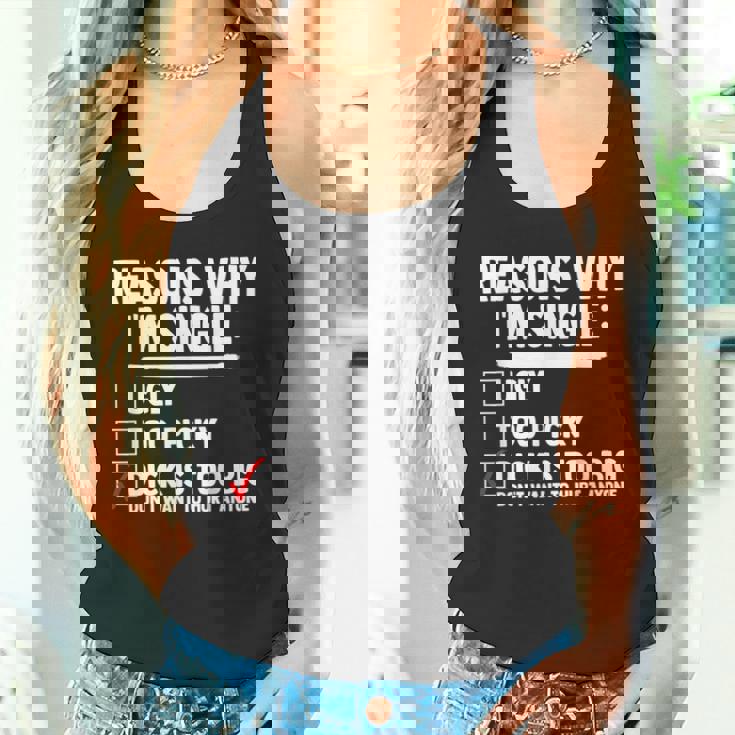 Bachelor メンズ シャツ Rasons Why I'mingle Big Dick Fun タンクトップ