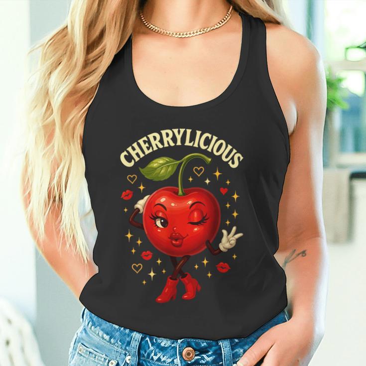 Cherrylicious キュート チェリー さくらんぼ おもしろフルーツ タンクトップ