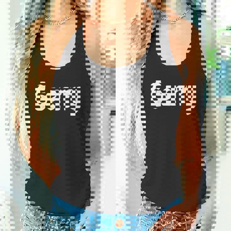 Cute Modern Comic-Style Font タンクトップ