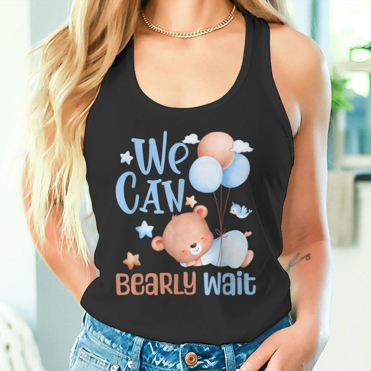 Cute We Can Bearly Wait For Gender Neutral ベビーシャワーパーティー タンクトップ