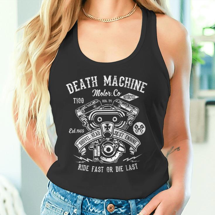 Death Machine Ride Fast Or Die Last ビンテージtシャツ タンクトップ