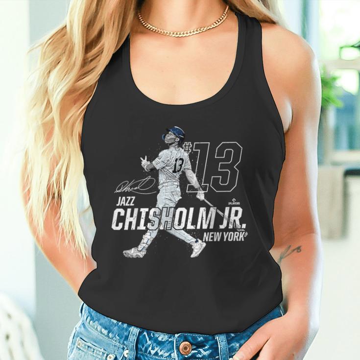 Dynamic Pose Jazz Chisholm Jr New York Baseball Mlbpa タンクトップ