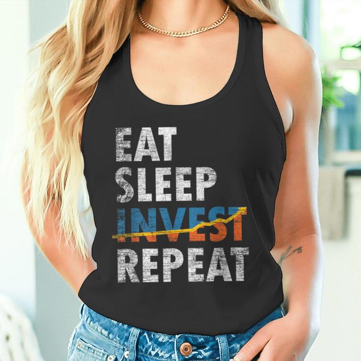 Eatleep Invest Repeat Investment Trading タンクトップ