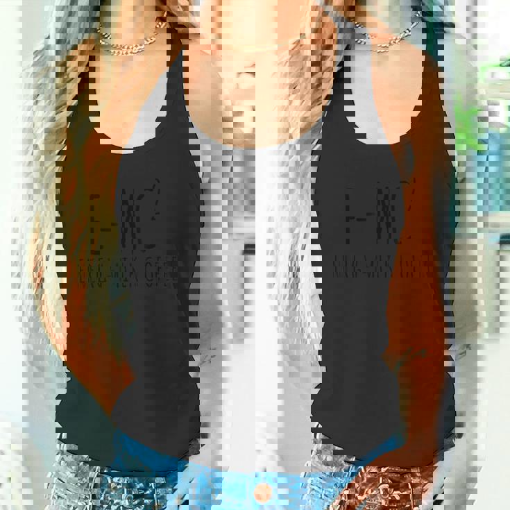 EMc2物理学が語る、コーヒーを介したオタクのダジャレ・エネルギー タンクトップ