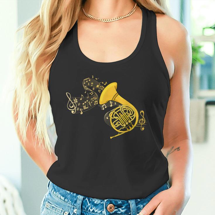 French Horn Music Lover ビッグバンド楽器 フレンチホーン タンクトップ