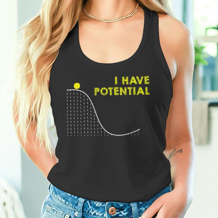 I Have Potentialcience And Physics Gag Pun タンクトップ