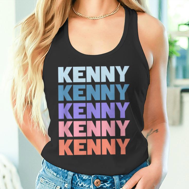 Modern Repeated Text Kenny タンクトップ