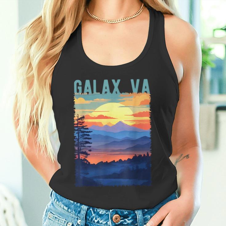 Galaxirginia Usa 山景色 サンセットスタイルデザイン タンクトップ