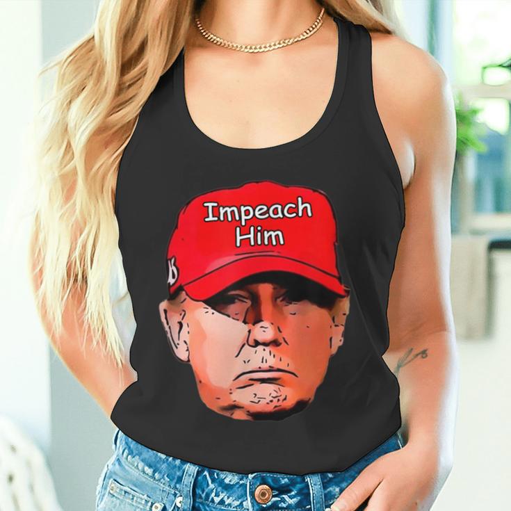 Impeach Trumptupid レッドキャップ ジョーク 民主党員 Usa 弾丸 タンクトップ