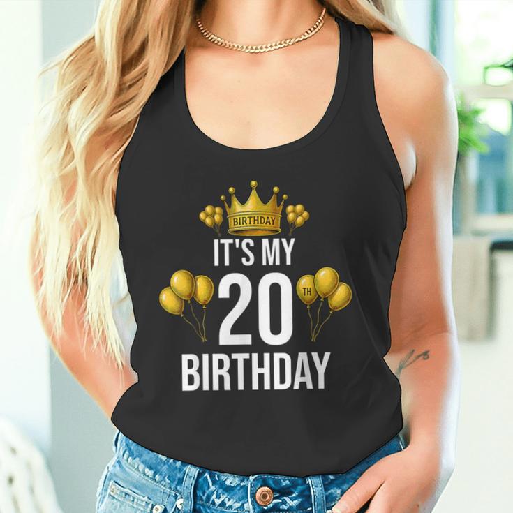 It's My 20Th Birthday Party 20歳 誕生日 メンズ レディース タンクトップ