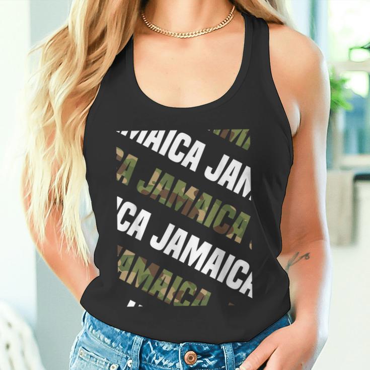 Jamaicaカモ柄グリーンカモフラージュ タンクトップ