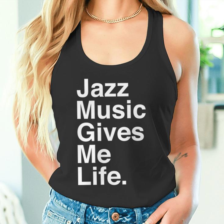 Jazz Music Gives Me Life Quote 長袖tシャツ タンクトップ