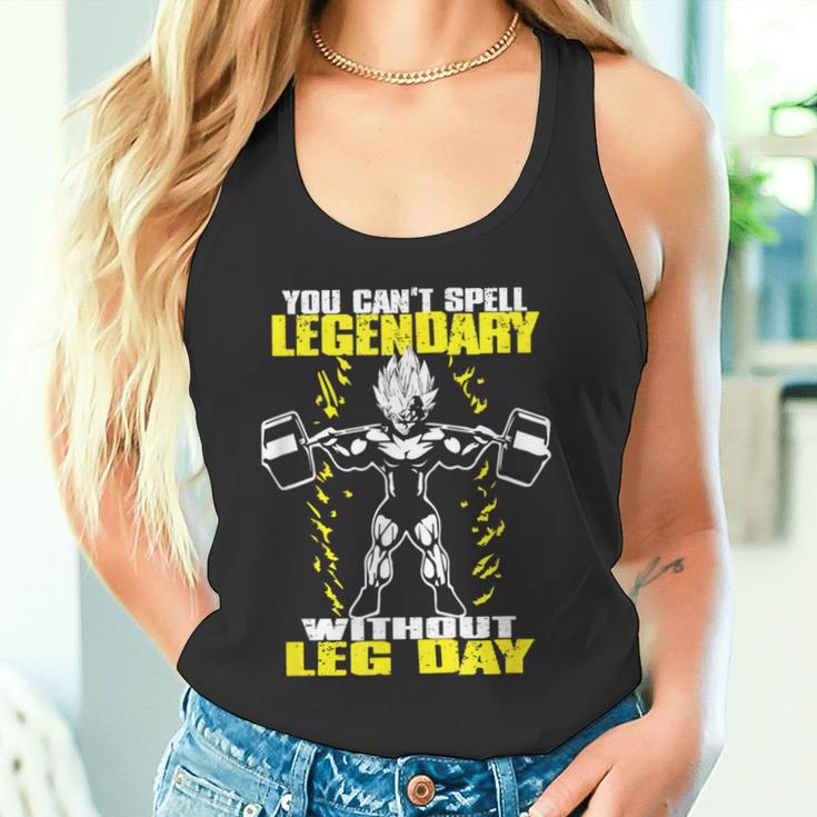 Leg Day ボディビルディング スクワット ジム モチベーションスクワット タンクトップ