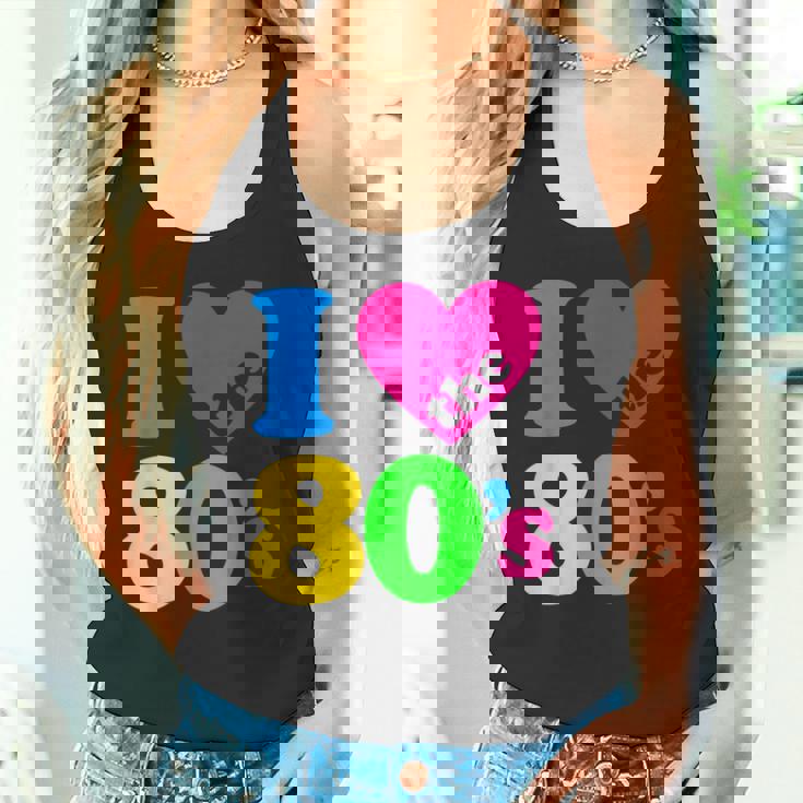 I Love The 80'S 80年代パーティードレスレトロ1980年代テーマ タンクトップ