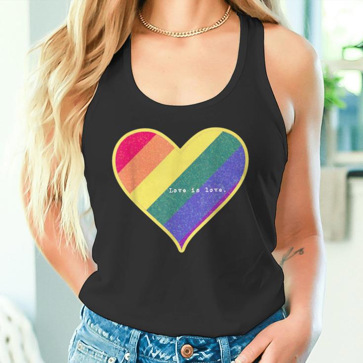 Love Is Love レインボーハート タンクトップ