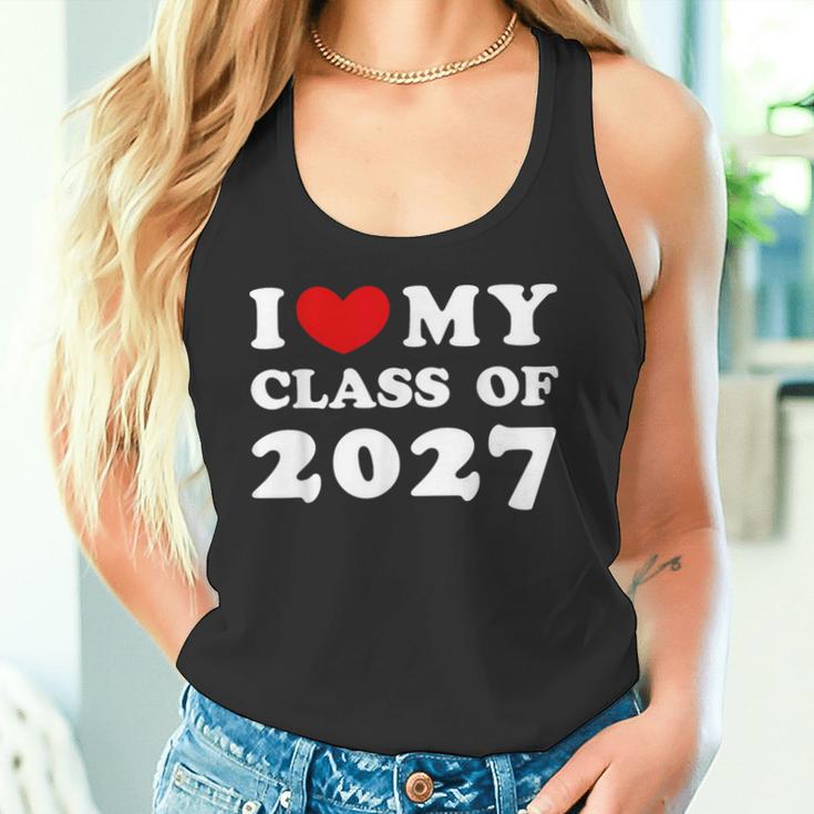 I Love My Class Of 2027 私は2027年のクラスが大好きで、2027年のクラスが好きです タンクトップ