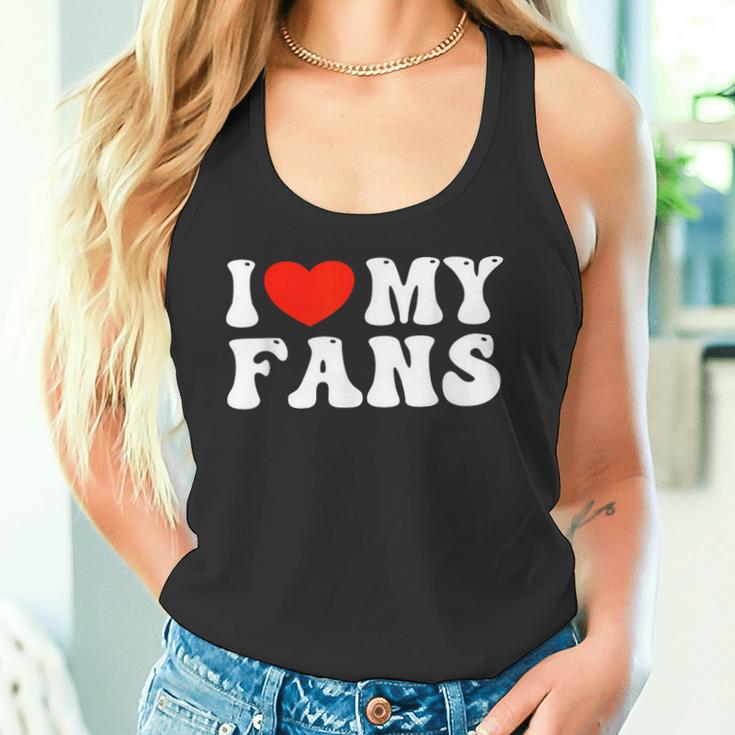 I Love My Fans タンクトップ