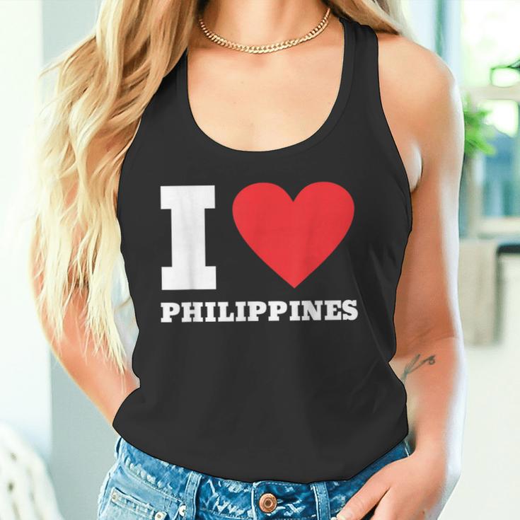 I Love Philippines I Heart Philippines 家族旅行 タンクトップ