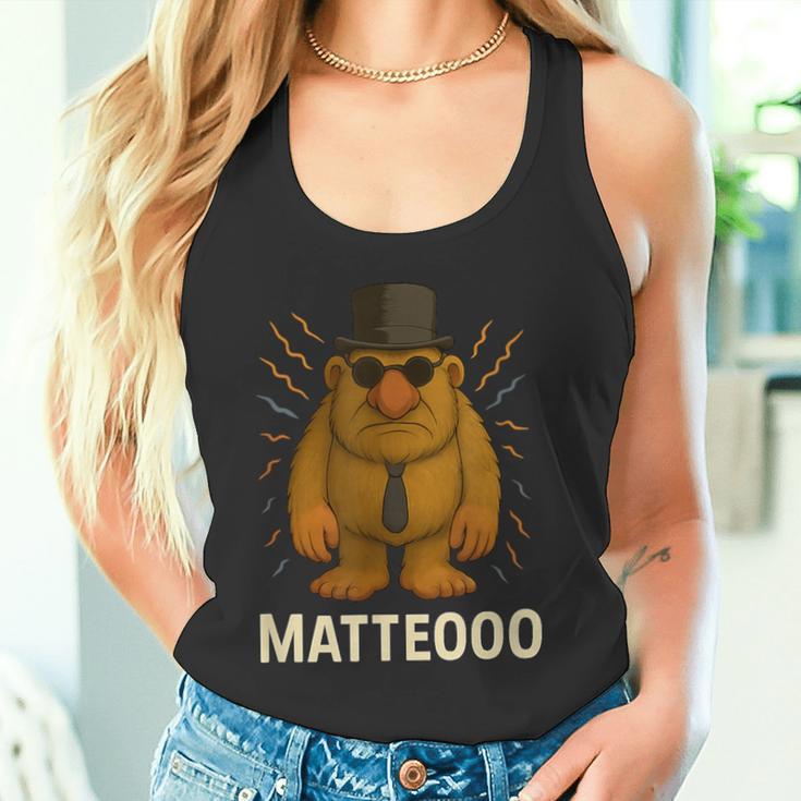 Matteooo イタリアンブレインロットミーム – シュールなaiクリーチャー タンクトップ