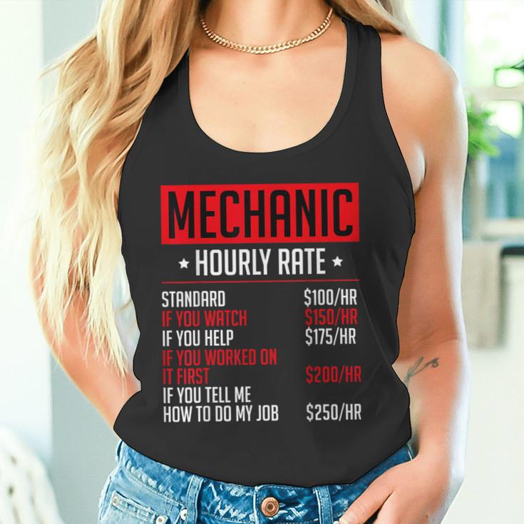 Mechanics Auto Mechanics メカニック 時給 カーメカニック タンクトップ