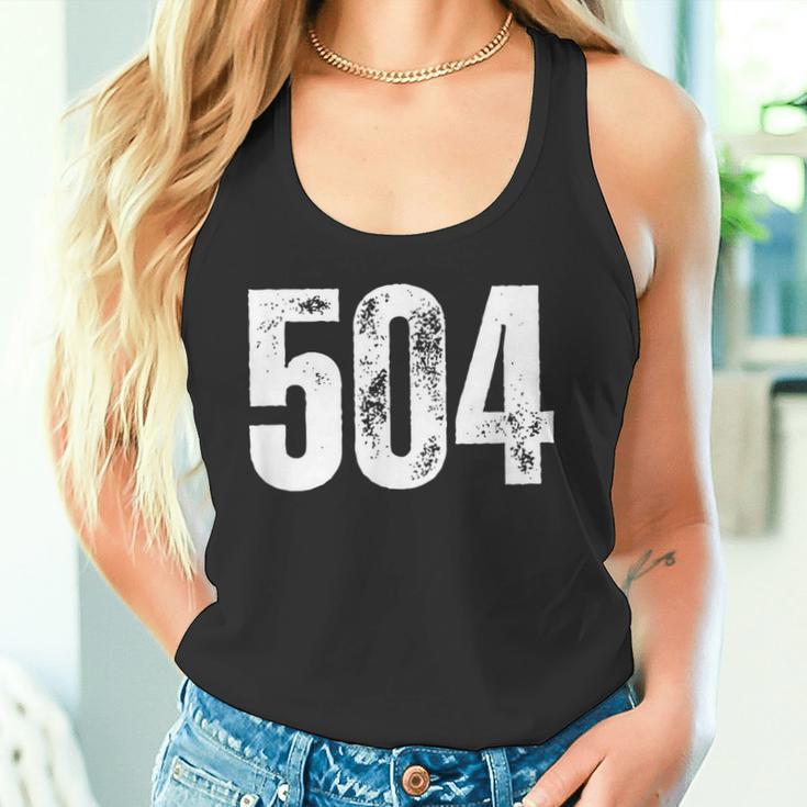 New Orleans 504 Area Code タンクトップ