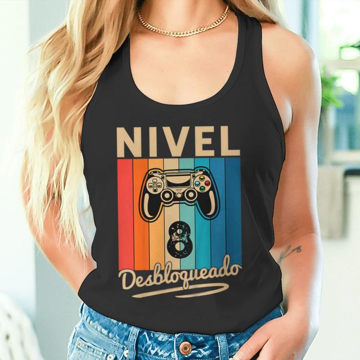Niños Nivel 8 Años Regalo Cumpleañosideojuegos Gamer Camiseta sin mangas