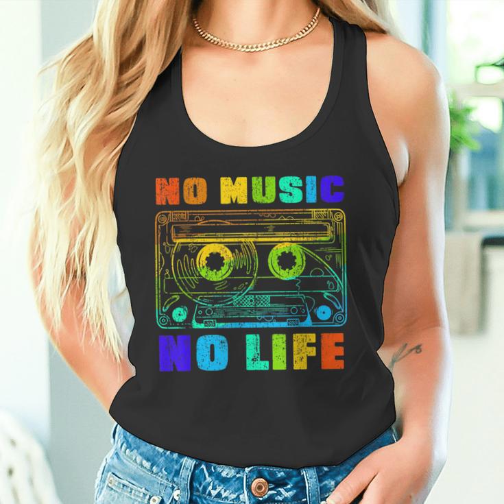 No Music No Life、ヴィンテージカセット音楽愛好家。 タンクトップ