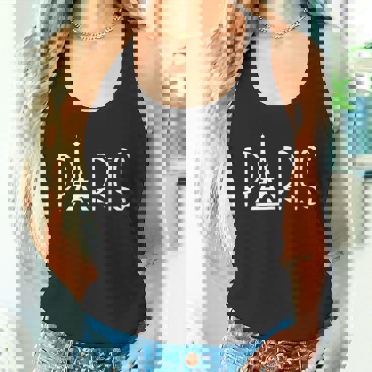 Paris Love France エッフェル塔tシャツ タンクトップ