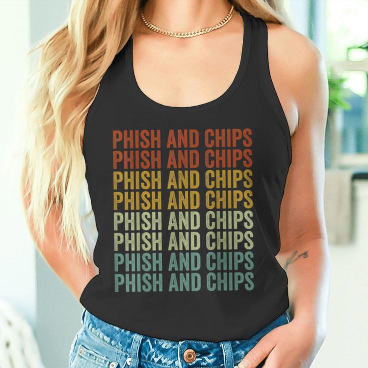 Phish And Chips ファニーハッカー フィッシングコンピュータハッカー タンクトップ