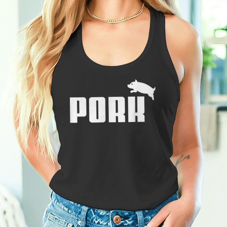 Pork – 面白いtシャツ Bbqスモーカーベーコン愛好家用 タンクトップ
