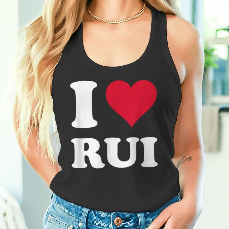 Red Heart I Love Rui タンクトップ