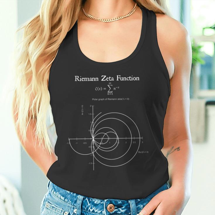 Riemann ゼータ機能グラフ 物理学 数学教師 オタクギフト 長袖tシャツ タンクトップ