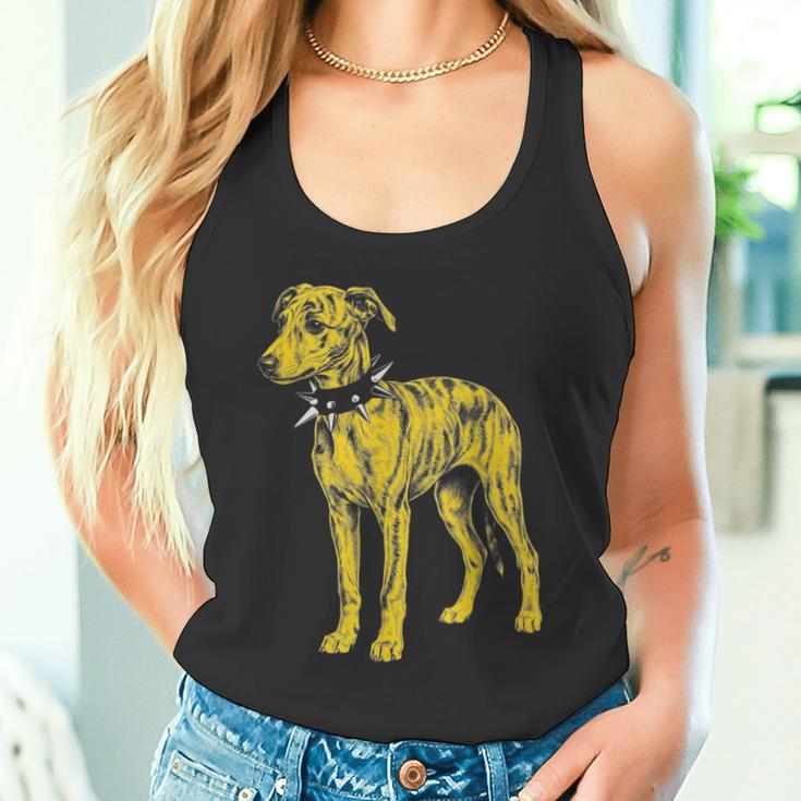 Rocker Greyhound パンクメタルロックンロールミュージックドッグ タンクトップ