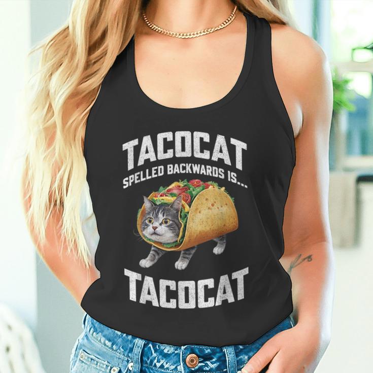 Tacocatpelled Backward Is Tacocat シャツ タコキャット好き タンクトップ