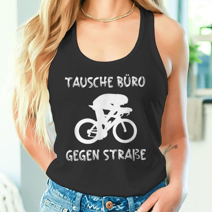 Triathlete Office Against Road Bike ランニング トライアスロンスポーツ タンクトップ