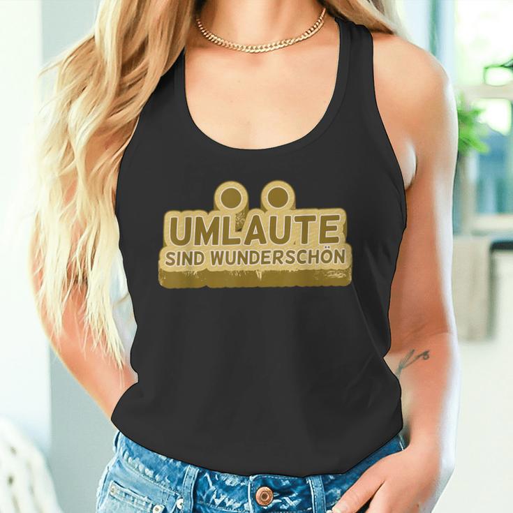 Umlautes Are Beautiful Umlautesドイツ語 タンクトップ