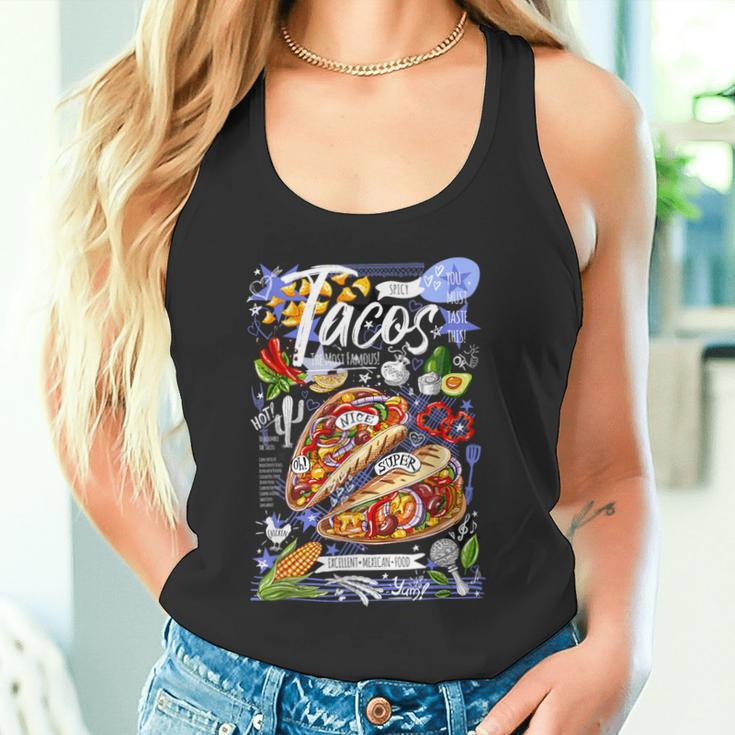 Ways To My Heart Cool Mexican Tacos Menuhortleeve タンクトップ