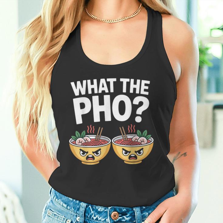 What The Pho 一緒にフォーを食べよう ベトナム旅行 ヌードルスープ フォーラバーズ タンクトップ