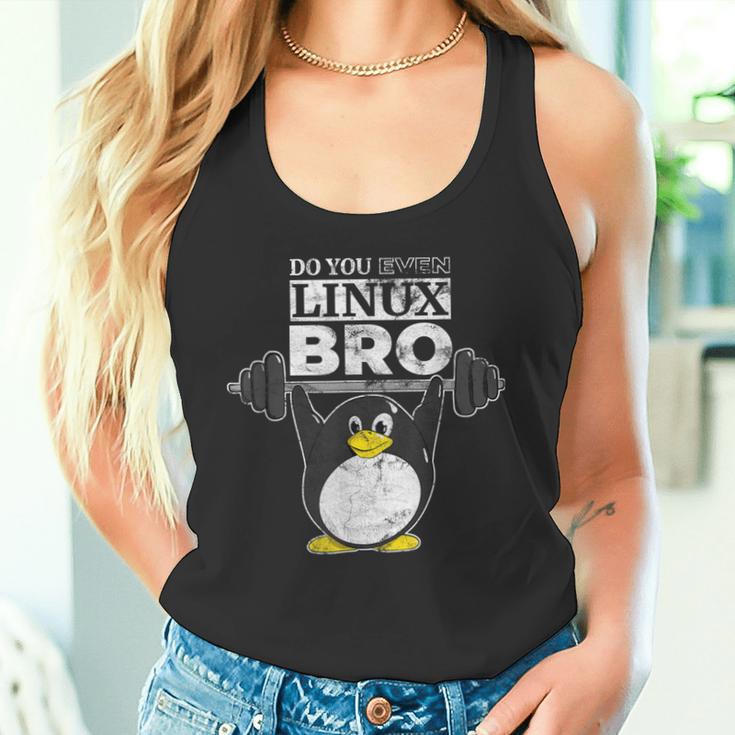 あなたもlinuxのbro Linuxのペンギンは、重量を持ち上げるか タンクトップ