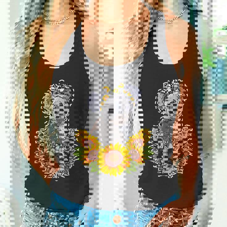 かわいいコアラベア ポイズンひまわりデココアラ タンクトップ