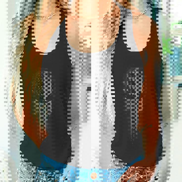 アメリカ国旗 ミリタリー スカル 愛国心 Usa タンクトップ