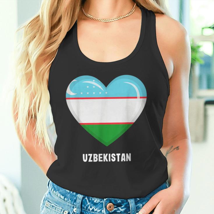 ウズベキスタン国旗シャツ タンクトップ