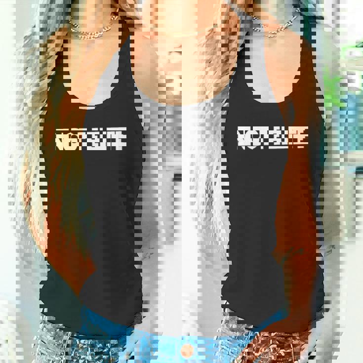 エリートではありません 長袖tシャツ タンクトップ