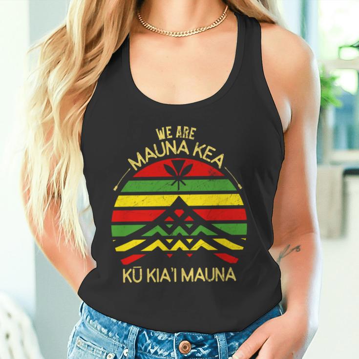 カナカ マオリ フラッグ We Are Mauna Kea No Tmt 長袖tシャツ タンクトップ
