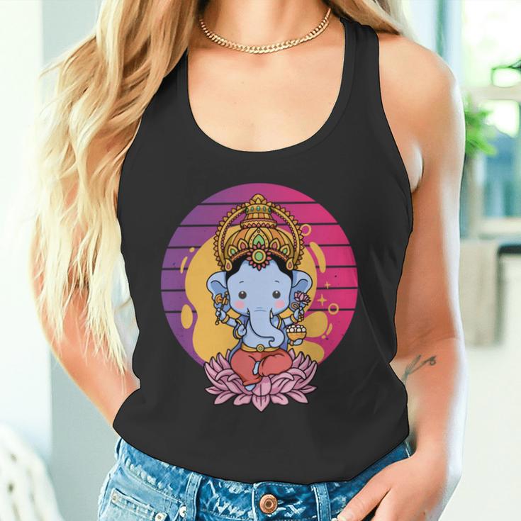 ガネーシャ 象 ヒンドゥー教の神 ガネーシャ 河合主 ガネーシャ 長袖tシャツ タンクトップ